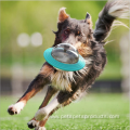 Dog toy flying saucer food training leakage toy